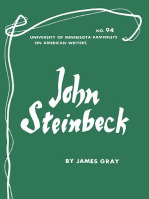 cover image of John Steinbeck--American Writers 94